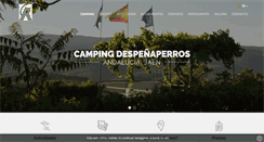 Desktop Screenshot of campingdespenaperros.com